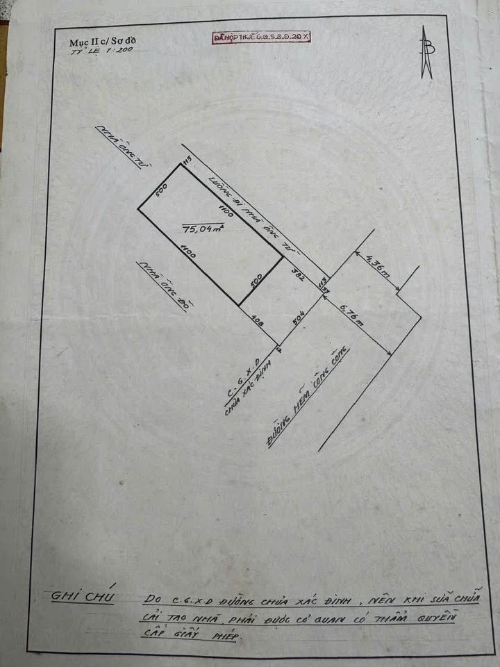 Nhà Hai Bà Trưng, Huyện Tuy Phước, 75m² giá 5.5 tỷ - Ô tô đậu trước nhà!