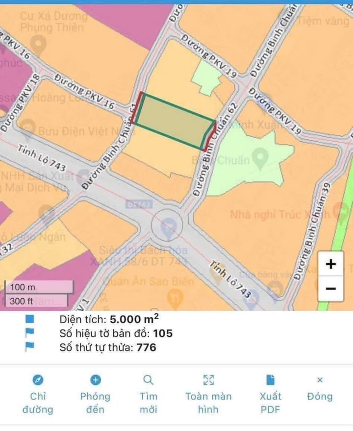 Đất nền 2 mặt tiền 5000m² tại Bình Chuẩn, giá 22 triệu/m² - Cơ hội đầu tư lý tưởng!