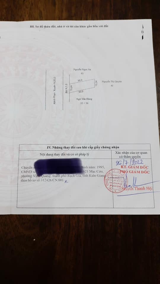 Đất ở Phường Vĩnh Thông, Rạch Giá 300m² giá 722 triệu - Cơ hội đầu tư hấp dẫn!