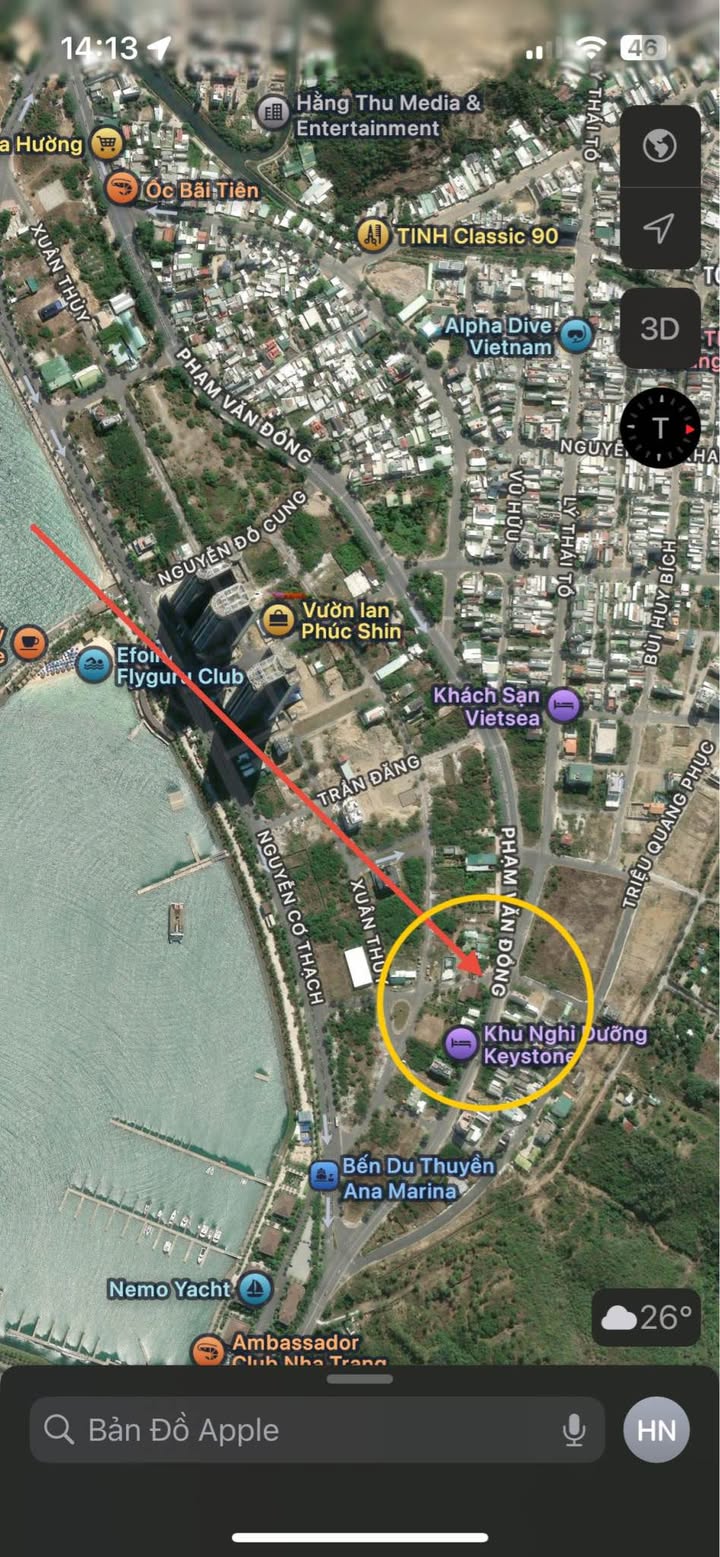 Đất nền đường Phạm Văn Đồng Nha Trang 69.1m² giá chỉ 10.365 tỷ - Cơ hội đầu tư tuyệt vời!