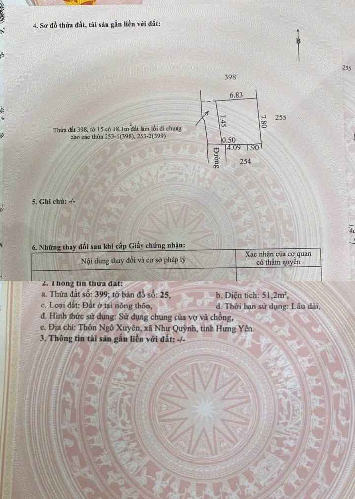 Đất nền Như Quỳnh, 51,2m² giá chỉ 2 tỷ - Sổ đỏ chính chủ sẵn sàng giao dịch!
