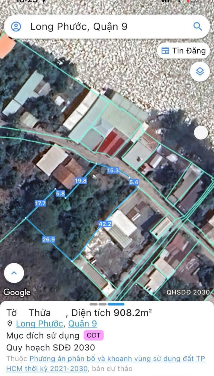 Đất mặt tiền đường số 2, Phường Long Phước, 908m² - Giá chỉ 19 tỷ!