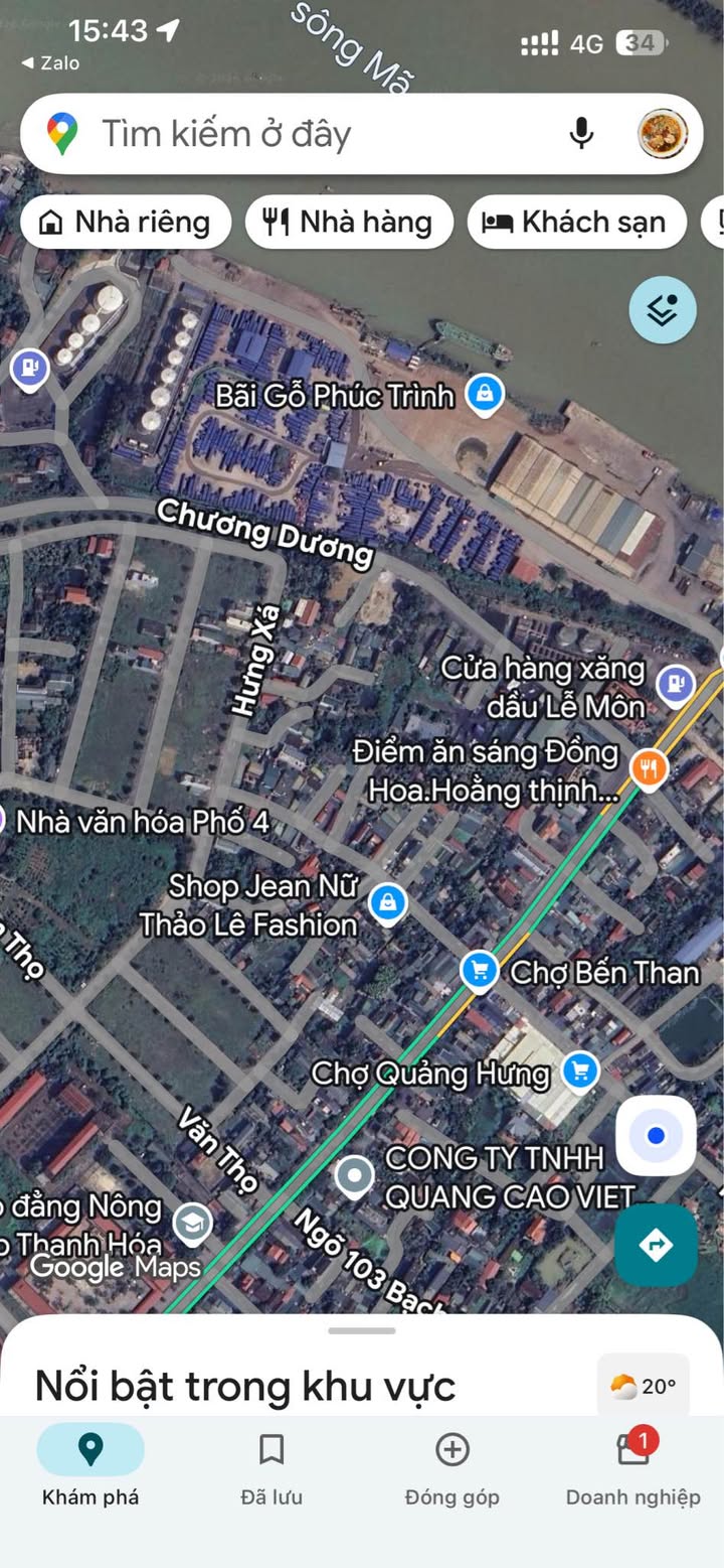 FrontHouse đường Chương Dương, Quảng Hưng 81m² giá 2 tỷ - Kinh doanh thuận lợi!