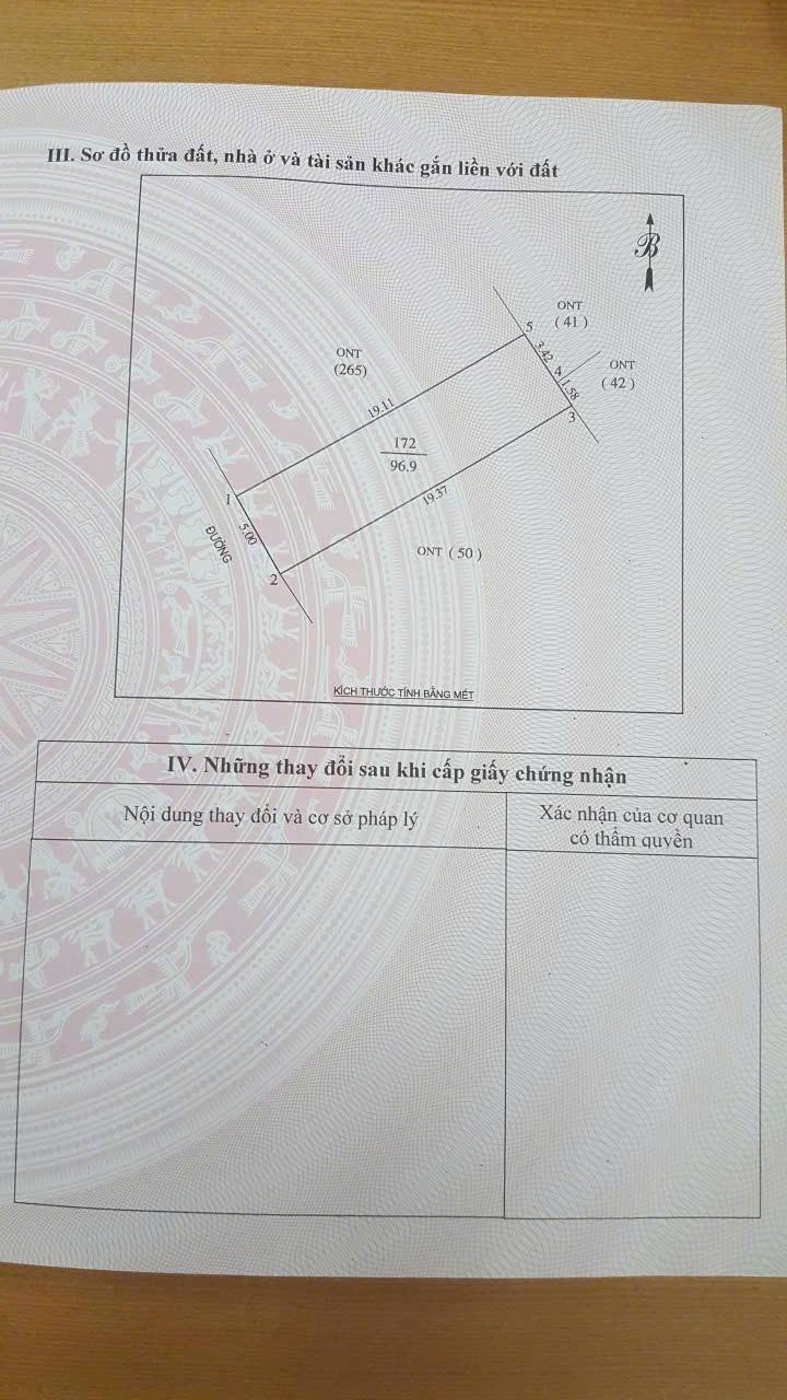 Đất nền chính chủ tại Hà Huy Tập, 96.9m² giá 4.4 tỷ - Đường rộng ô tô tránh nhau!