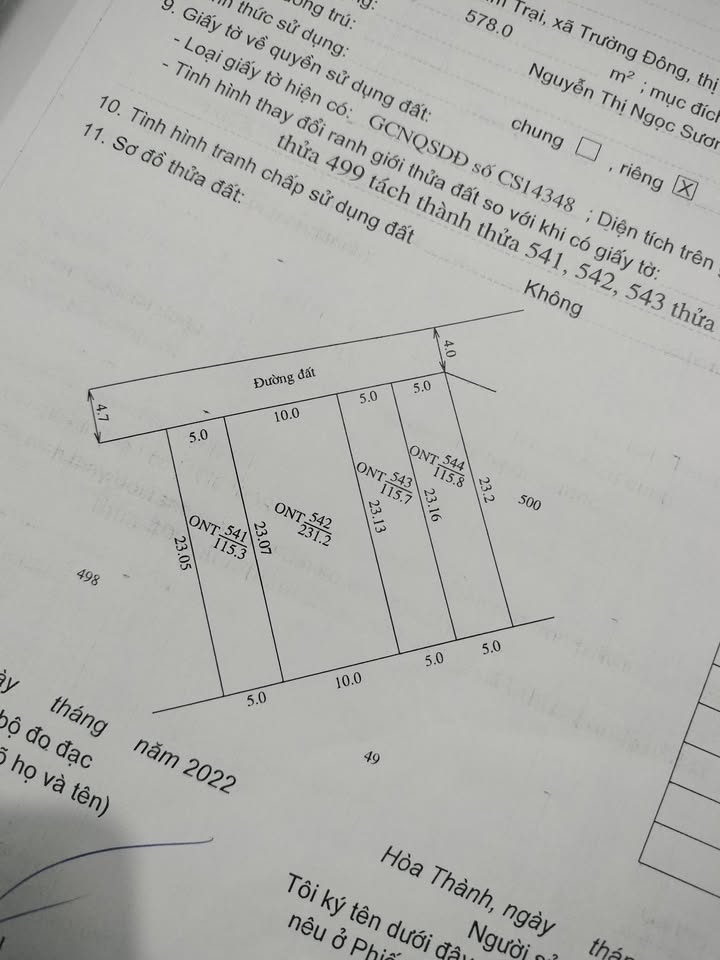Đất nền thổ cư 25m² Phường Long Hoa, Tây Ninh - Giá chỉ 1.25 tỷ!