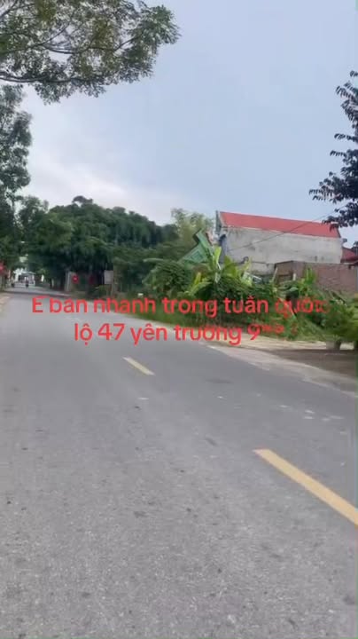 FrontHouse Quốc lộ 47, Xã Yên Trường, 100m² giá 1.2 tỷ - Kinh doanh thuận lợi!