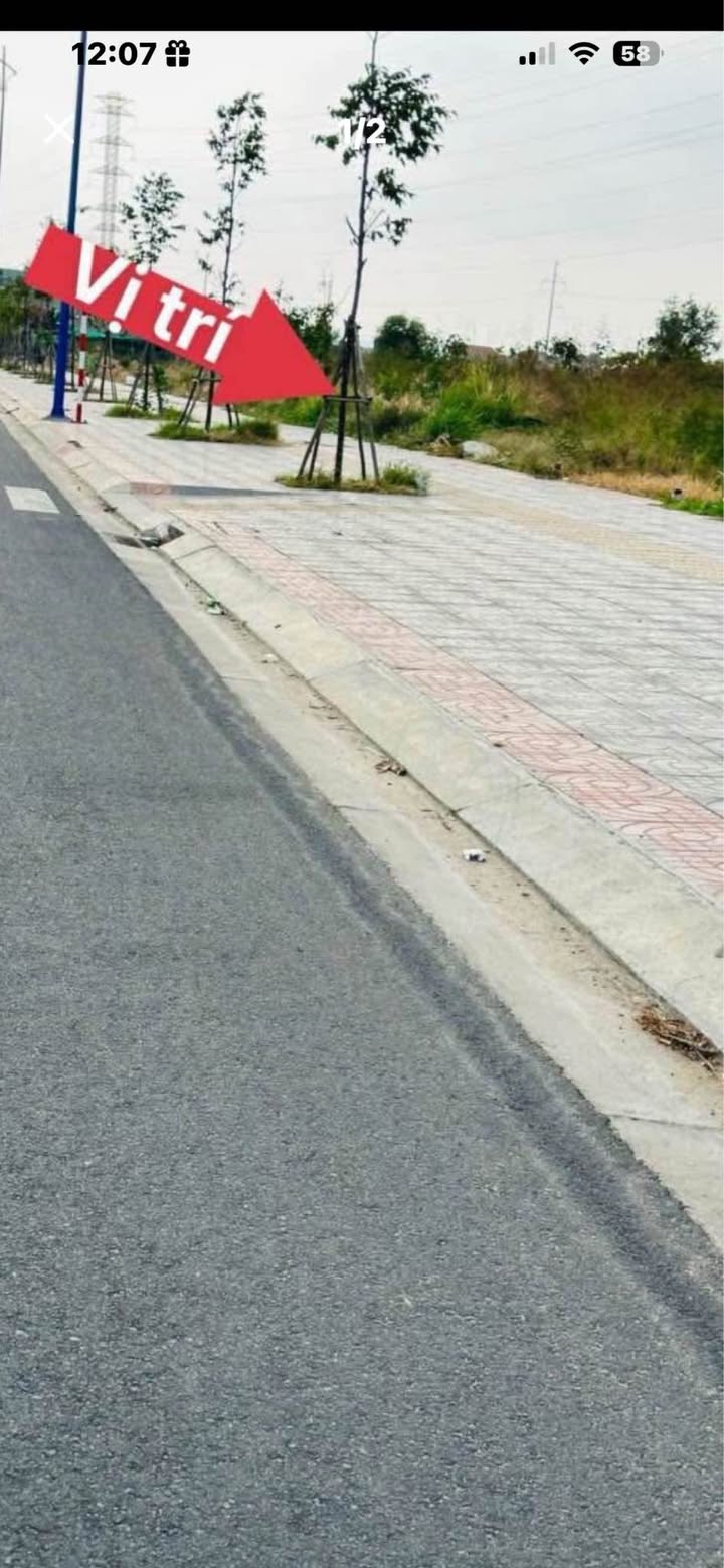 Đất mặt tiền đường A3, phường 12 Vũng Tàu 100m² giá 1.85 tỷ - Sổ đỏ chính chủ!