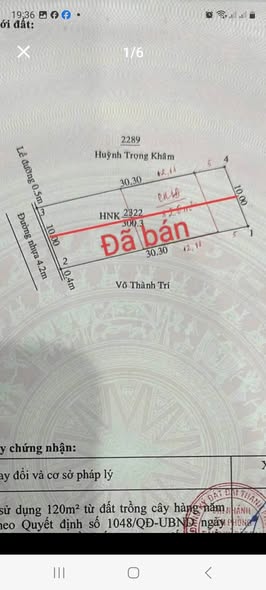 Đất nền Phường Phú An - 150m² giá 2.06 tỷ - Kinh doanh thuận lợi!