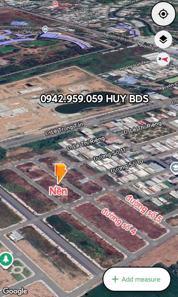 Đất nền Khu Tây Đại Học Long Xuyên 63m² giá chỉ 1 tỷ - Đầu tư sinh lời ngay!