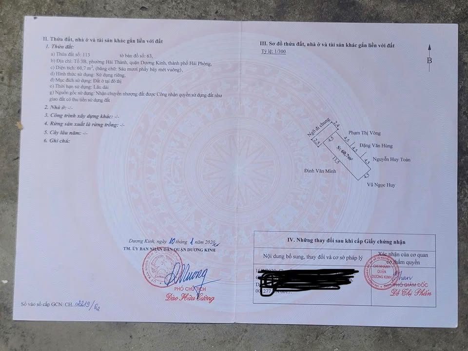 Bán gấp FrontHouse phố Hải Thành 3, 60.7m² giá chỉ 1 tỷ - Chính chủ liên hệ ngay!