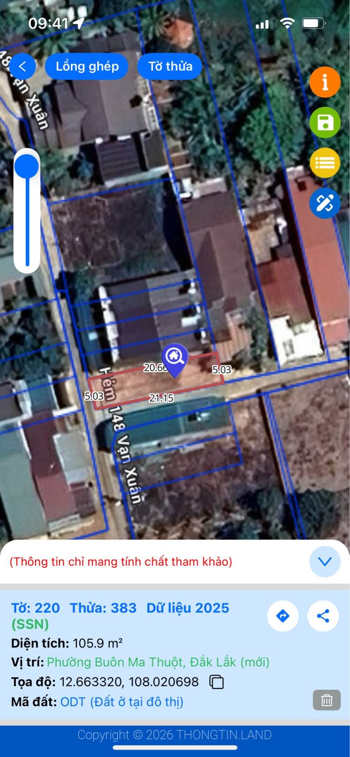 Đất nền hẻm Vạn Xuân, Buôn Ma Thuột 100m² giá 2.38 tỷ - Lô góc đẹp, thổ cư sẵn sàng!