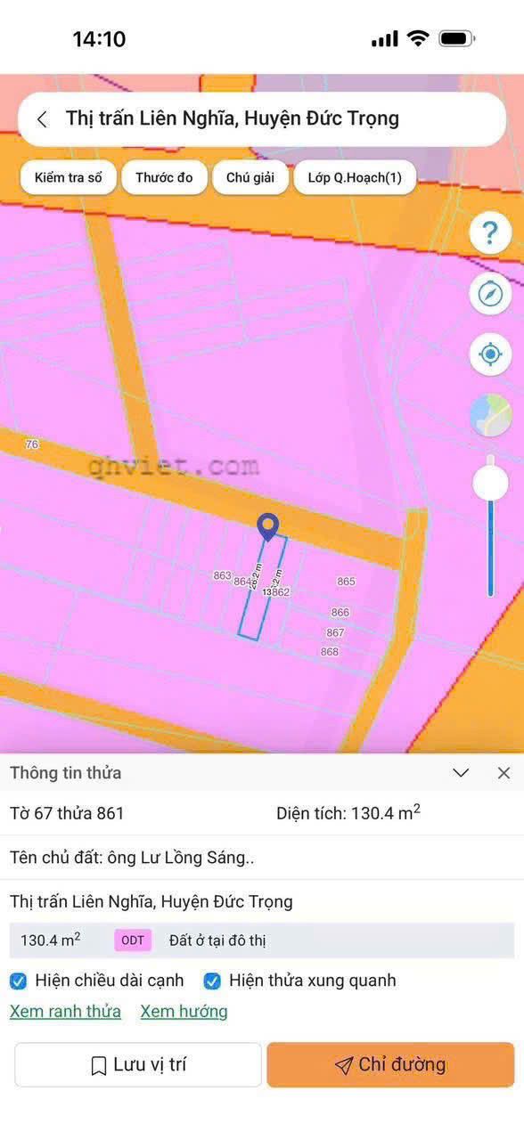 Đất nền Hàn Thuyên, Nam Sơn, Đức Trọng, 130m² - Giá chỉ 888 triệu!