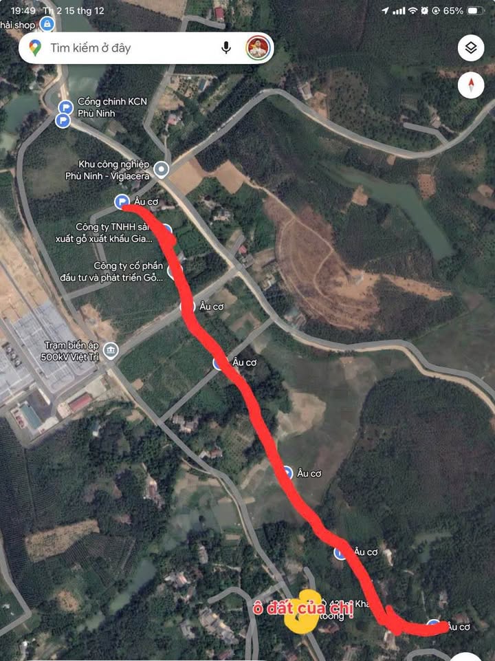 Đất nền 216m² Xã Gia Thanh, Phù Ninh - Đường 2 mặt tiền, giá tốt!