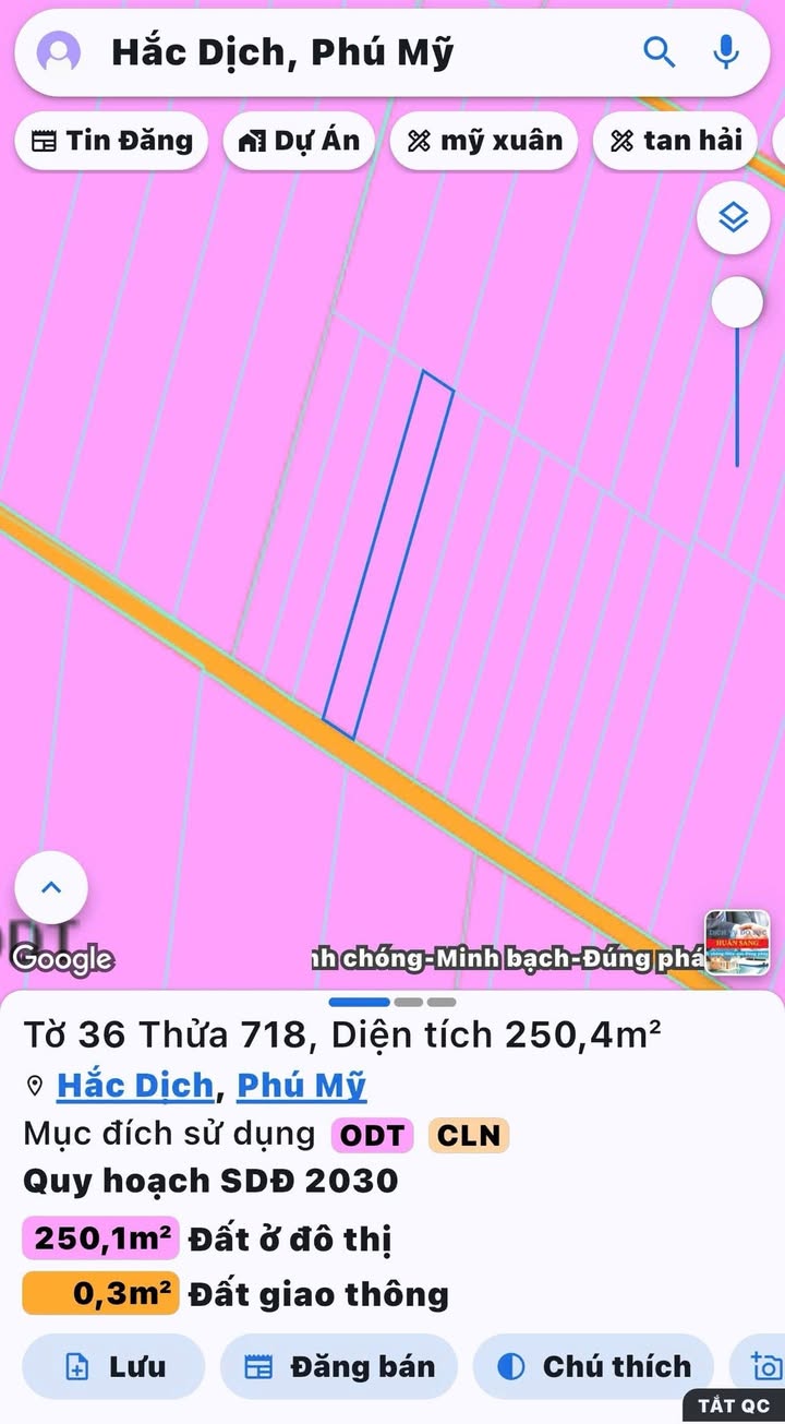 Đất thổ cư chính chủ tại Phường Tân Thành, Quận Tân Phú, 60m² giá 999 triệu - Cơ hội đầu tư hấp dẫn!