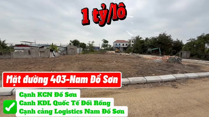 Đất nền Đồ Sơn 75m² giá 1 tỷ - Cơ hội đầu tư tuyệt vời!