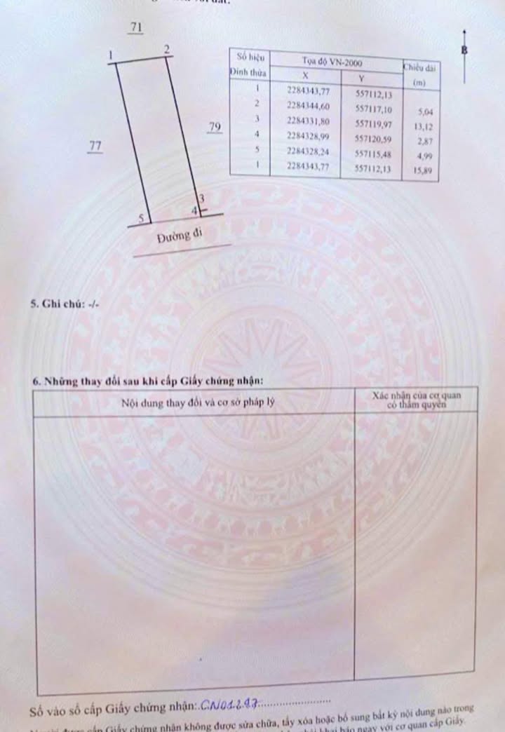 Lô đất phố Hiến 80.9m² giá 2 tỷ - Ô tô đỗ cửa, phong thủy tốt!