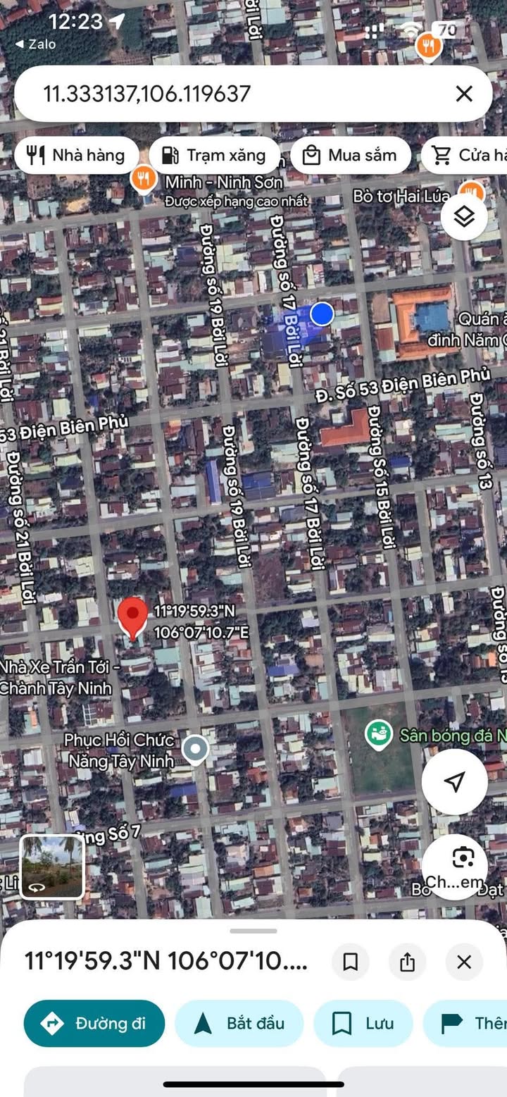 Đất Ninh Thạnh, Tây Ninh 237m² giá 1.72 tỷ - Cơ hội đầu tư hấp dẫn!