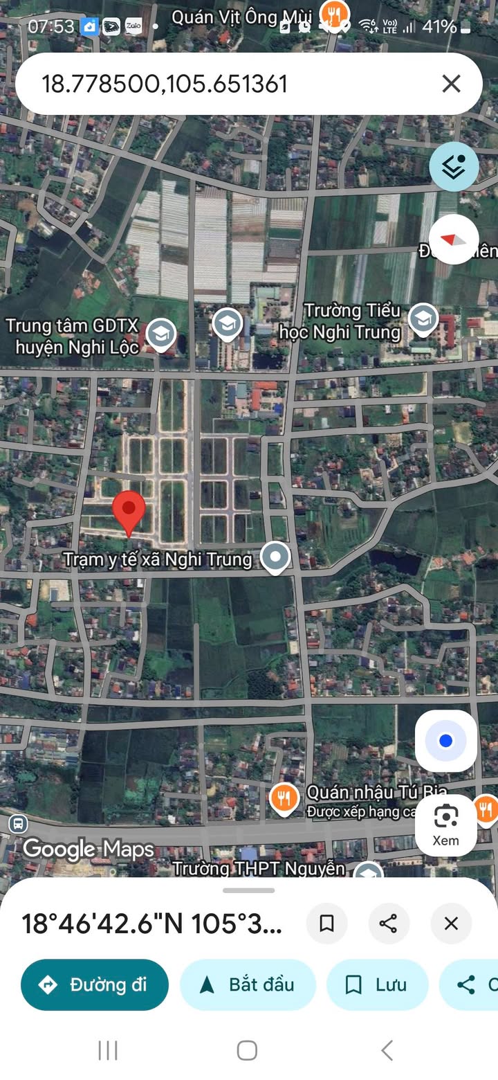 Đất nền Nghi Trung 136m² giá 2 tỷ - Đầu tư sinh lời ngay!