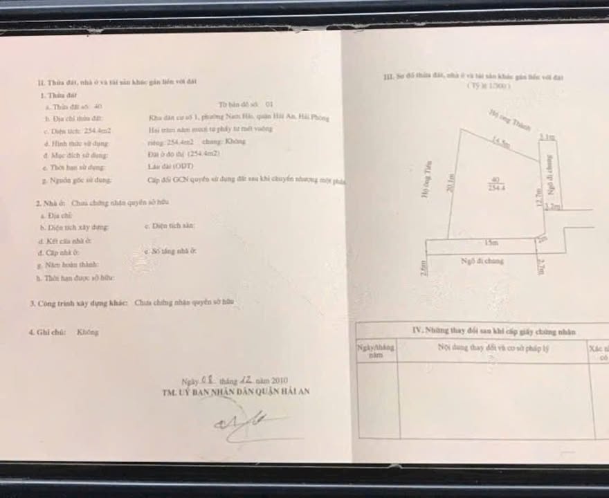 Đất nền Phường Đông Hải 2, Quận Hải An, 254m² giá 10.176 tỷ - Đầu tư sinh lời ngay!