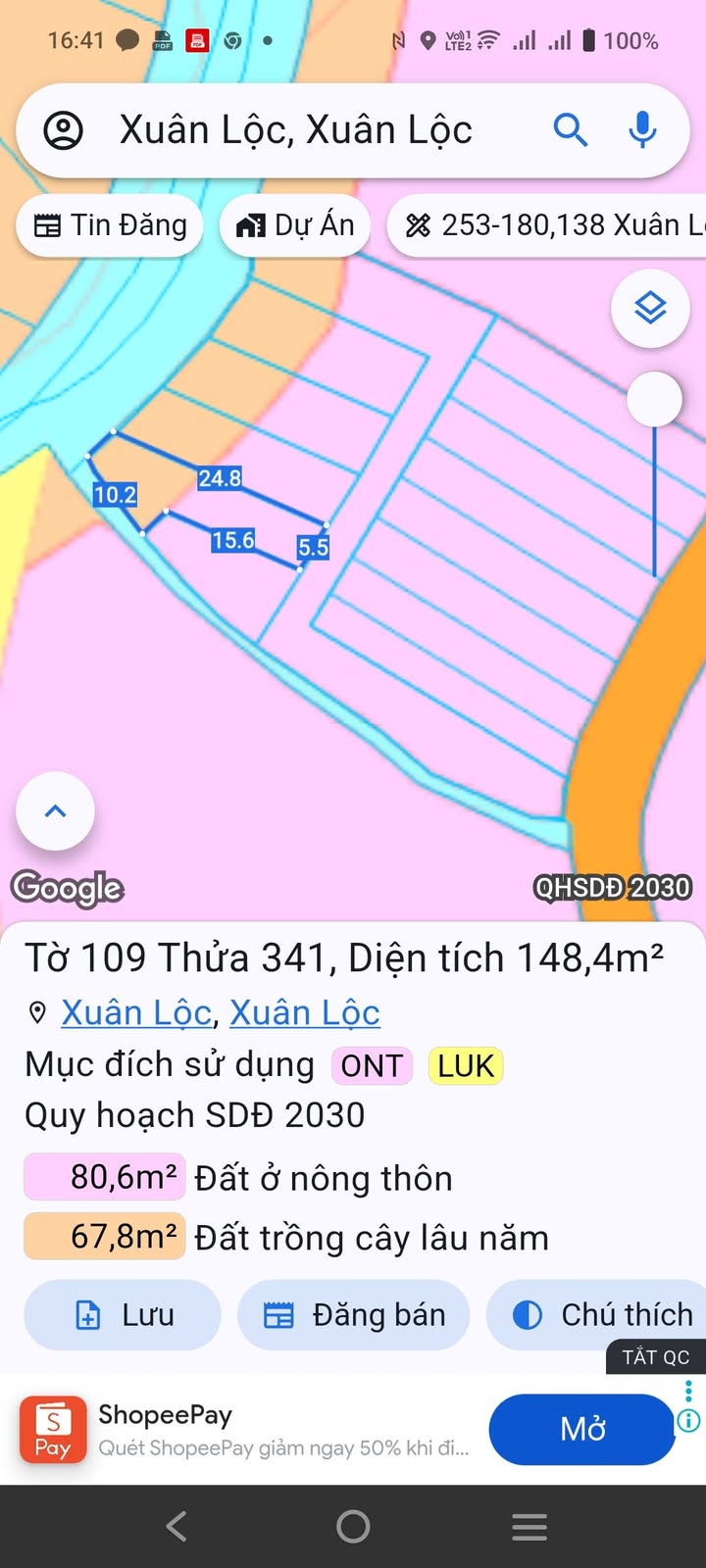 Đất nền Xuân Thọ Đồng Nai 148m² giá chỉ 433 triệu - Sổ đỏ chính chủ!