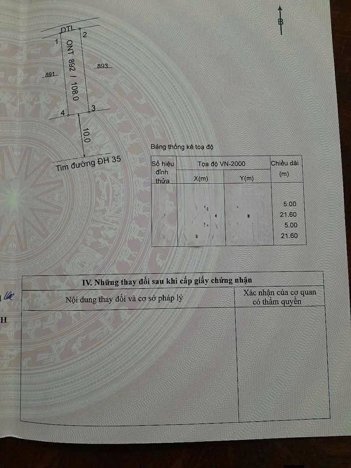 Đất nền mặt tiền đường DH35, Thái Bình 108m² giá 1.1 tỷ - Cơ hội đầu tư tuyệt vời!