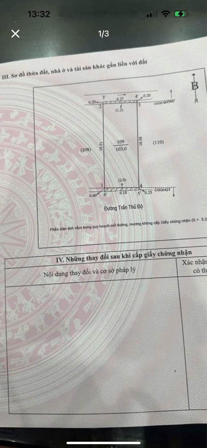 Nhà 2 tầng mặt đường Trần Thủ Độ, TP Vinh, 103m² giá 12 tỷ - Hướng Nam siêu hiếm!