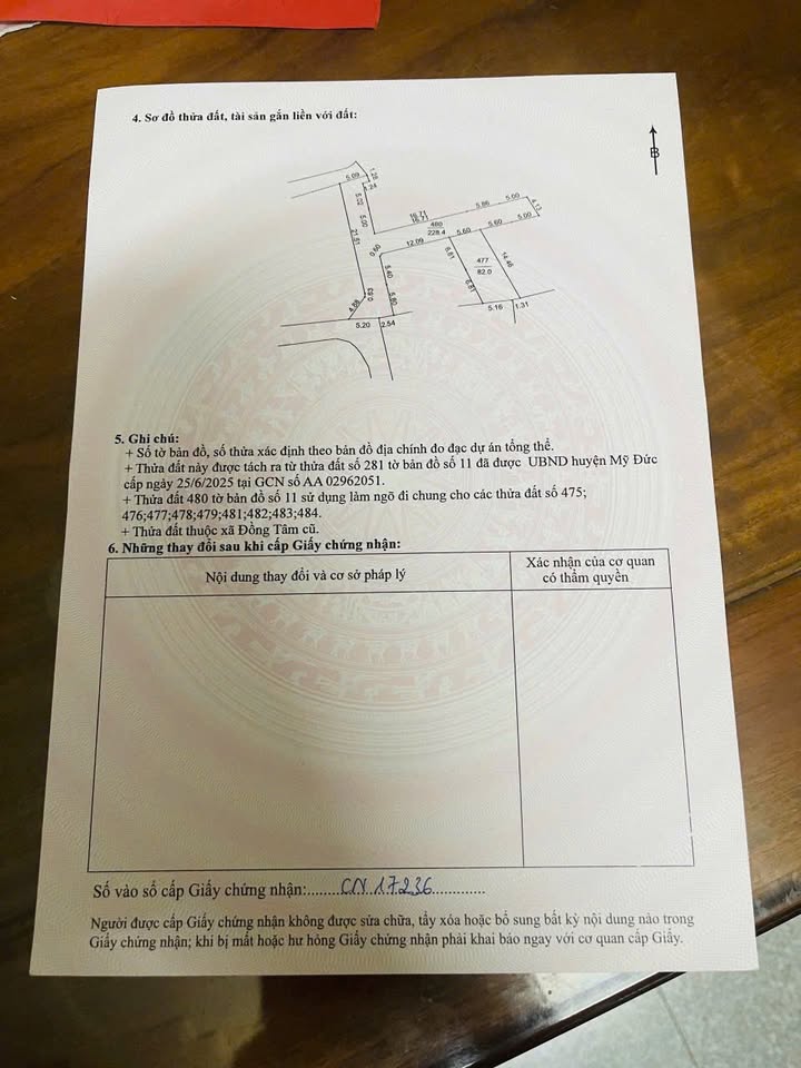 Đất thổ cư xã Thạch Sơn 82m² giá chỉ 1.1 triệu/m² - Cơ hội đầu tư hấp dẫn!