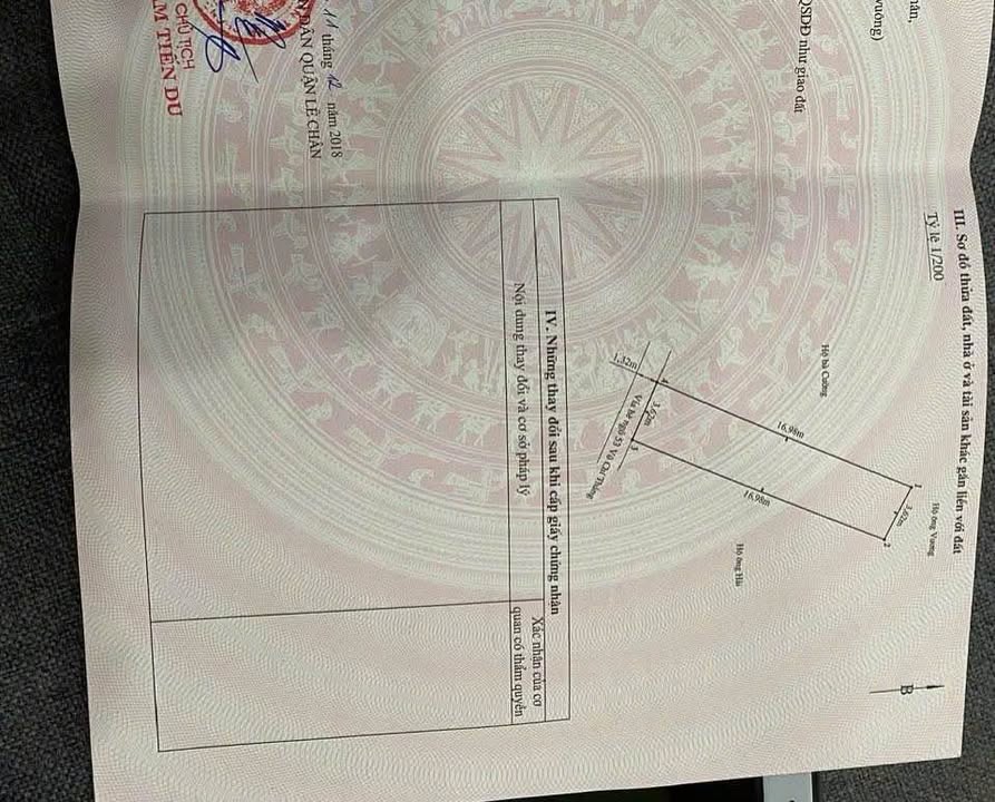 Bán đất mặt đường chợ Vũ Chí Thắng, Hải Phòng 61.5m² giá 5.95 tỷ - Cơ hội đầu tư cực hiếm!