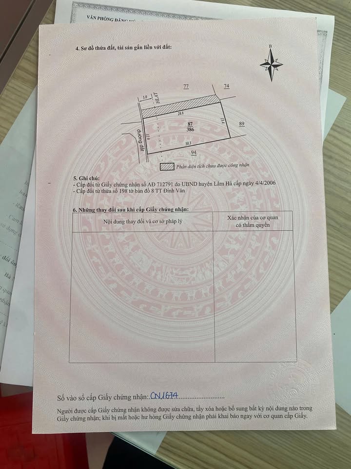 Đất nền Thị trấn Đinh Văn 386m² giá 550 triệu - Cơ hội đầu tư tuyệt vời!