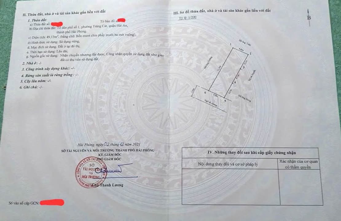 Đất đẹp tại ngõ 138 Cát Linh, Hải An 49m² giá 1.5 tỷ - Đầu tư sinh lời cao!