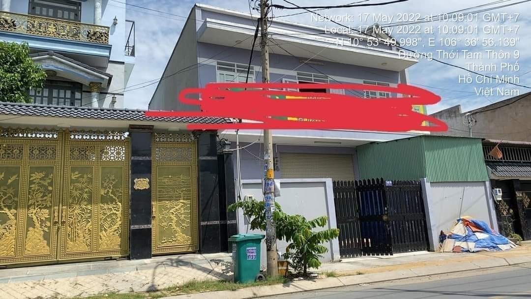 Nhà mặt tiền đường nhựa xã Đông Thạnh, Hóc Môn 300m² - Cơ hội kinh doanh vàng!