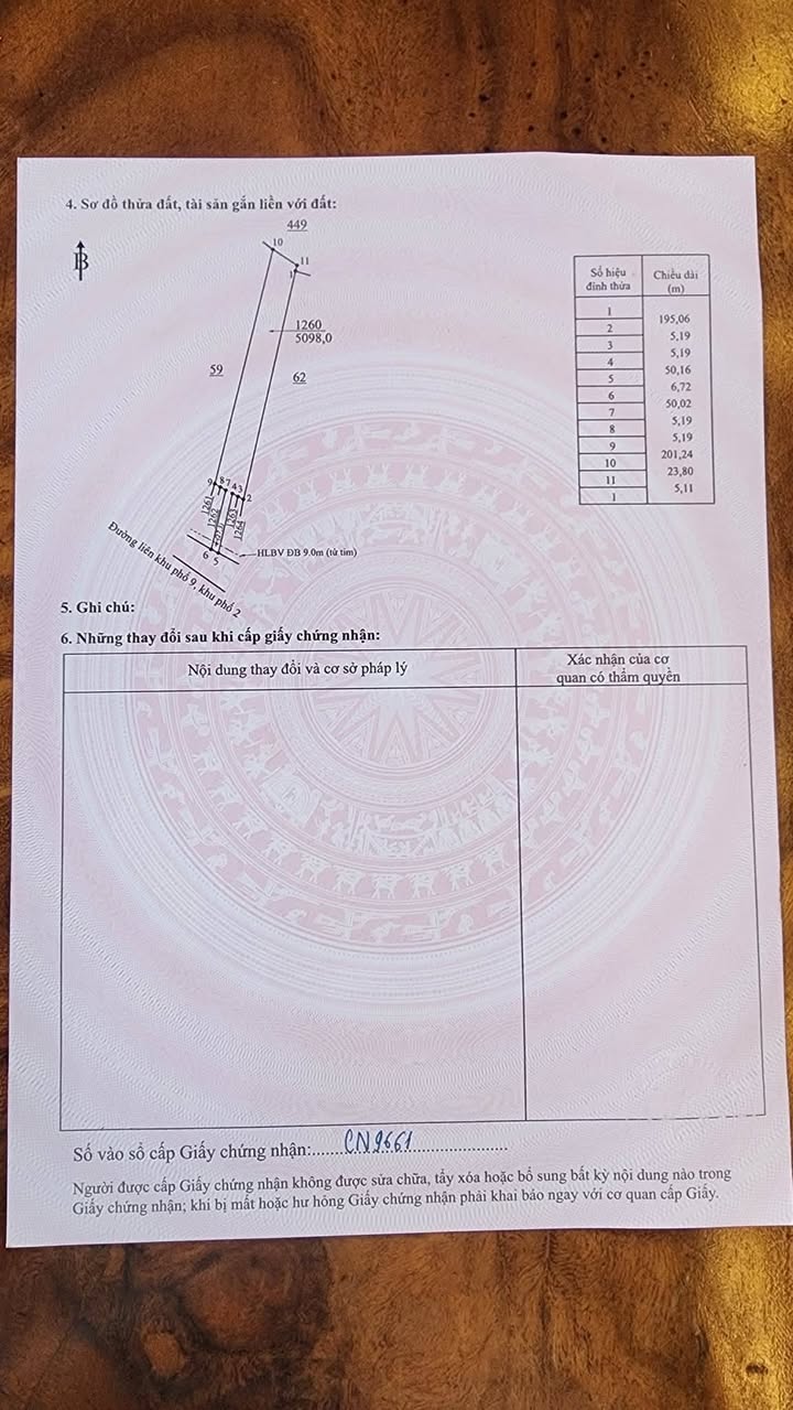 Đất đẹp Chơn Thành 5098m² giá 2 tỷ - Cơ hội đầu tư tuyệt vời!