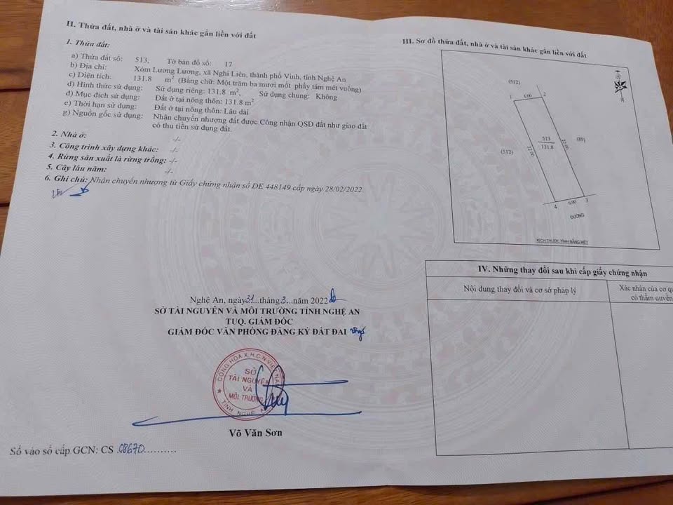 Đất nền Xóm Lương Lương, Phường Hưng Đông 132m² giá 1.39 tỷ - Đầu tư sinh lời ngay!