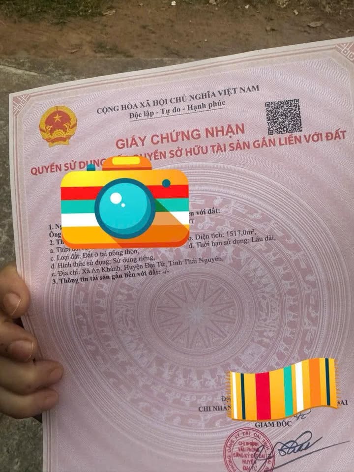 Đất thổ cư 1500m² xã An Khánh - Giá 3 tỷ - Đường ô tô vào tận nơi!