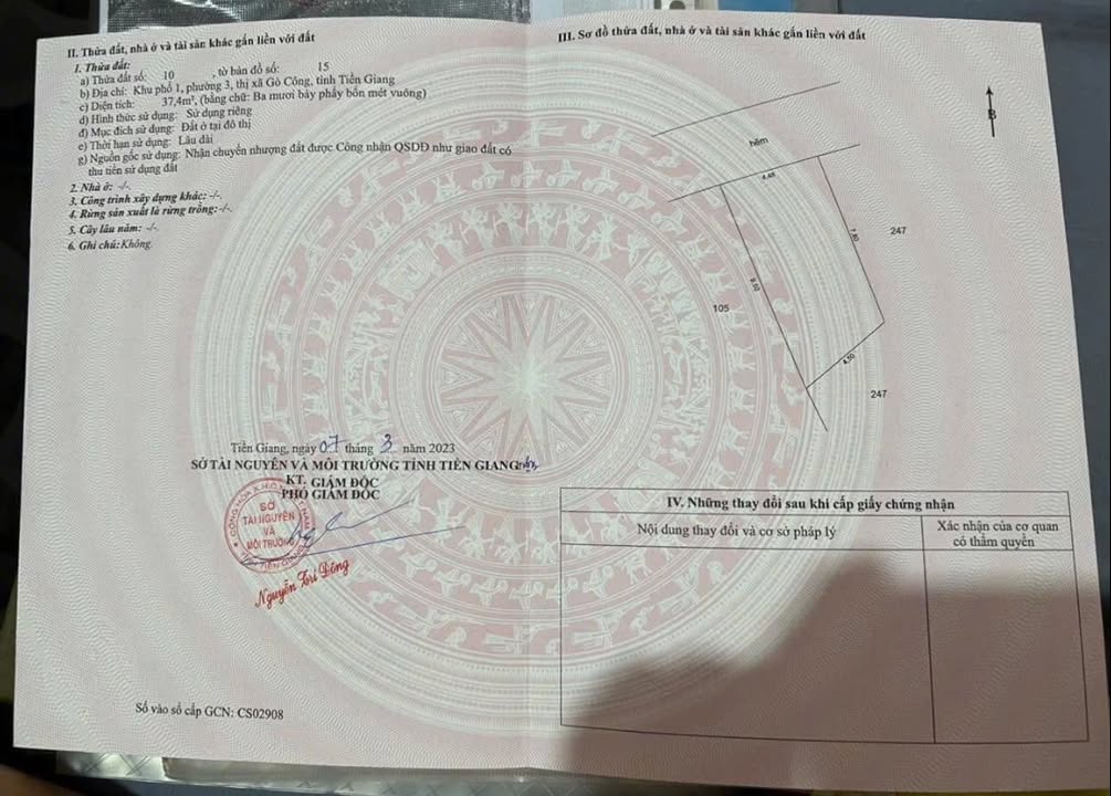 Nhà mặt tiền Đường Tết Mậu Thân, Gò Công 37m² giá chỉ 1.35 tỷ - Đầy đủ tiện nghi!