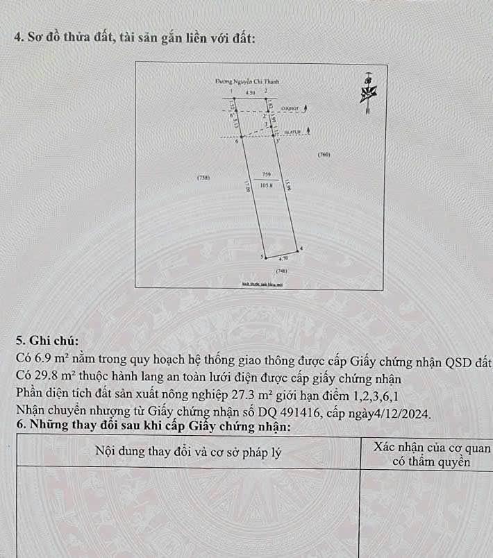 Đất mặt đường Nguyễn Chí Thanh, Vĩnh Hưng, 106m² giá 3.8 tỷ - Kinh doanh sầm uất!