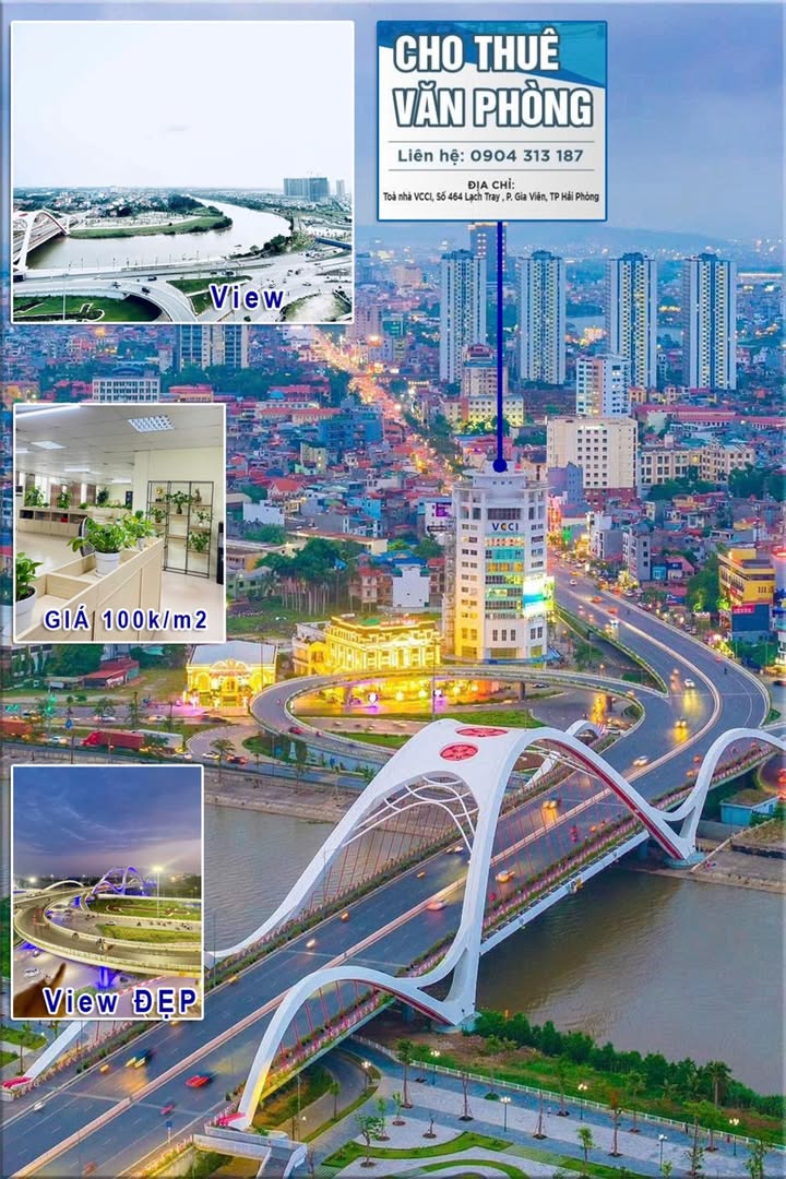 Văn phòng cho thuê tại Hải Phòng - 1800m² - Không gian sáng tạo lý tưởng!
