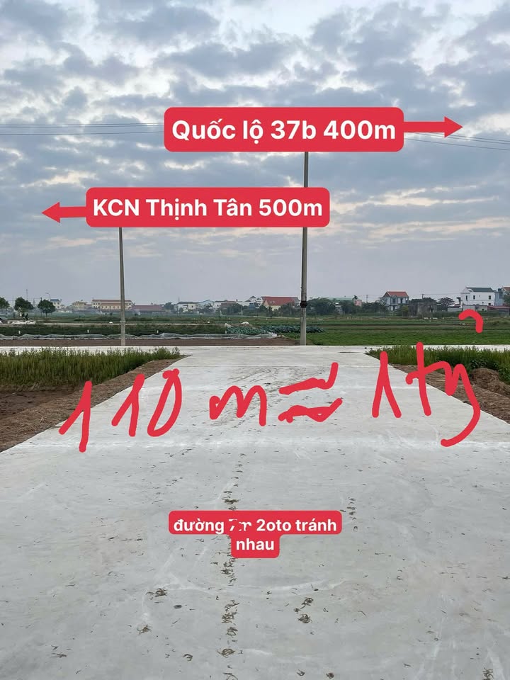 Đất nền Giao Thủy 110m² giá 1.02 tỷ - Vị trí đắc địa gần KCN Vsip!