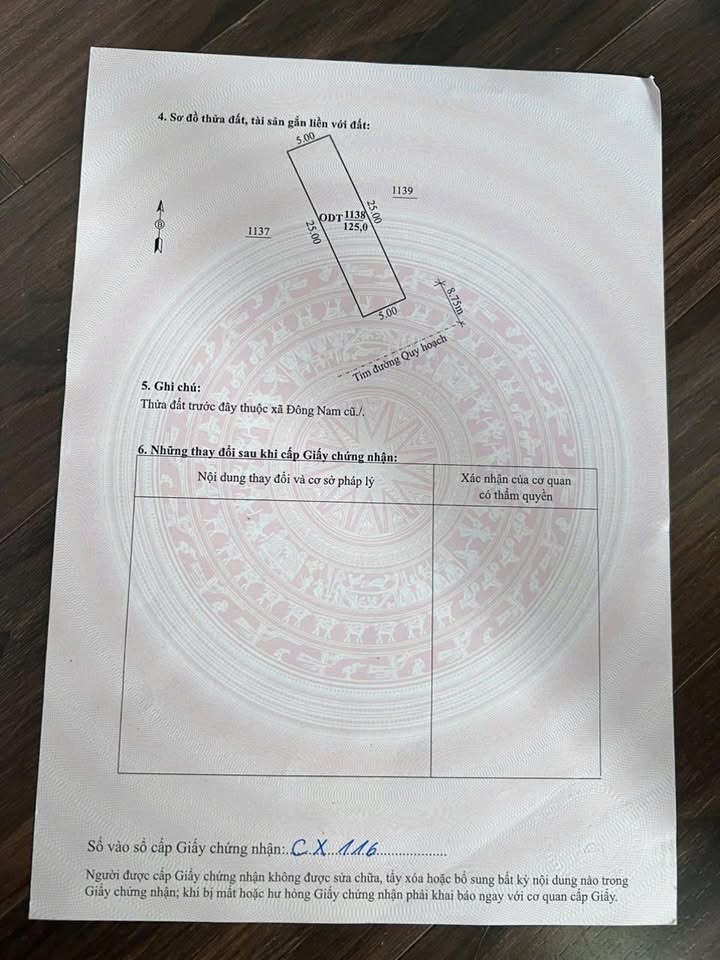 Bán lô đất 125m² tại phường Quảng Thắng, Thanh Hóa - Giá 1.18 tỷ, cơ hội đầu tư tuyệt vời!