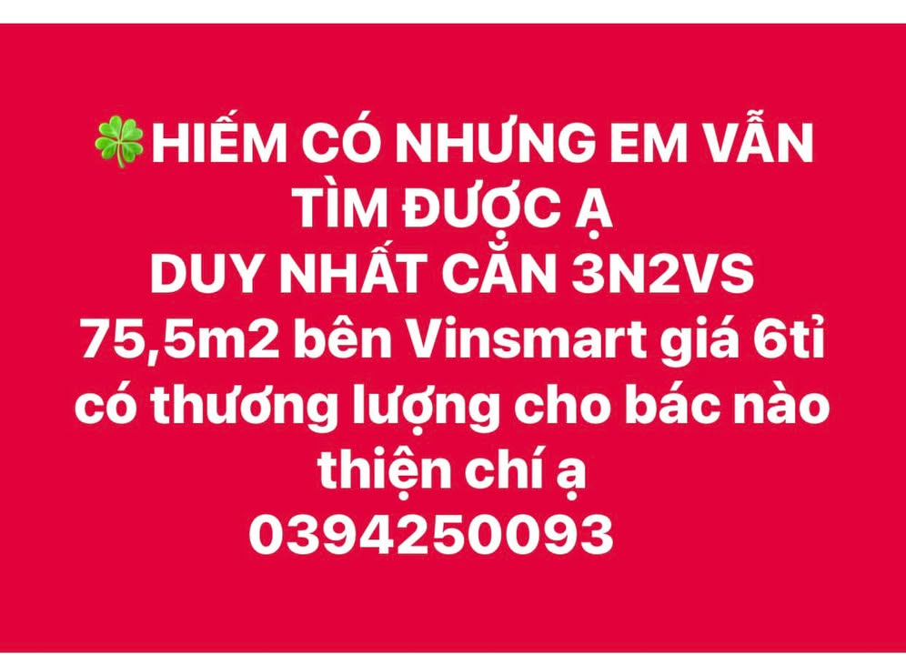 Căn hộ VinSmart Hoàn Kiếm 75m² giá thỏa thuận - Tiện ích đỉnh cao!