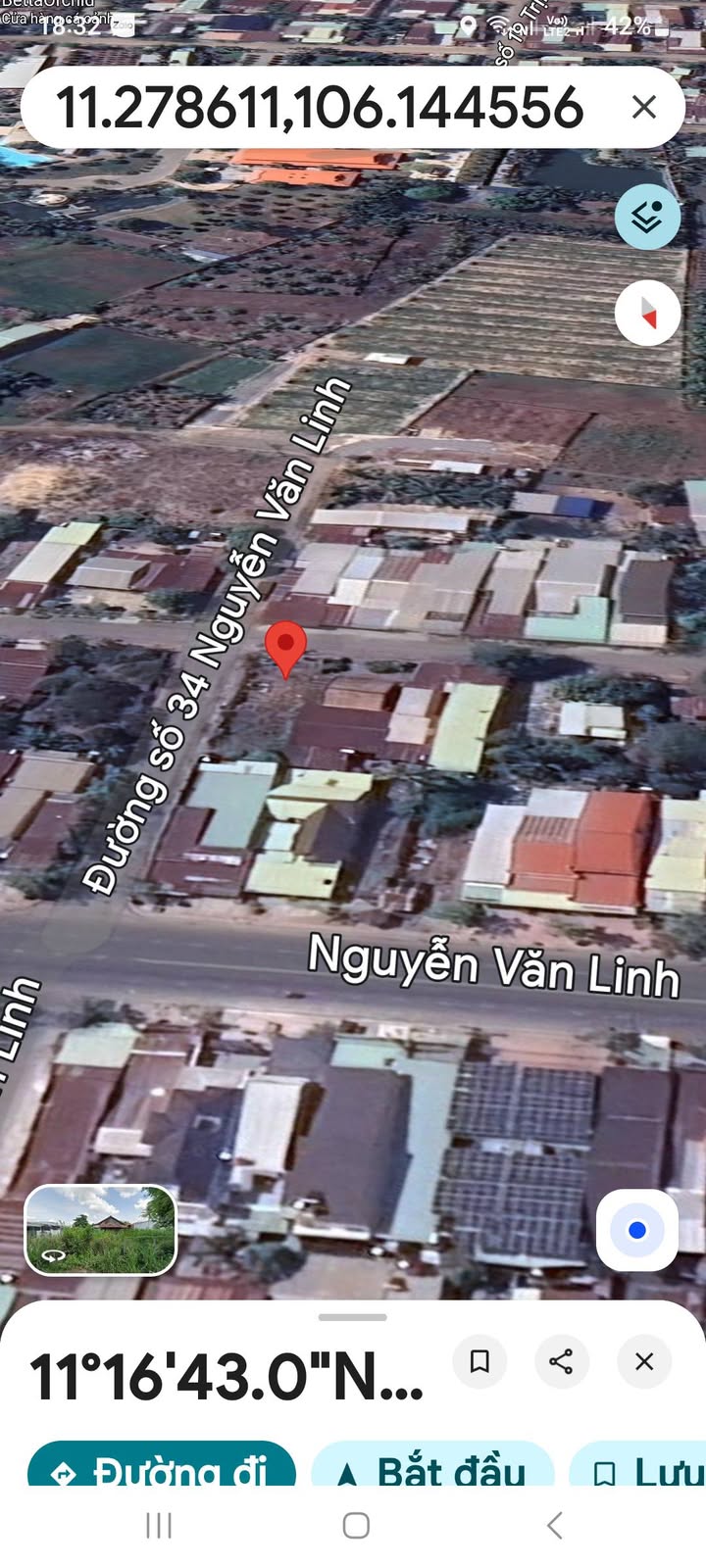 Đất thổ cư hẻm 34 Nguyễn Văn Linh 252m² giá 1.8 tỷ - Cơ hội đầu tư tuyệt vời!