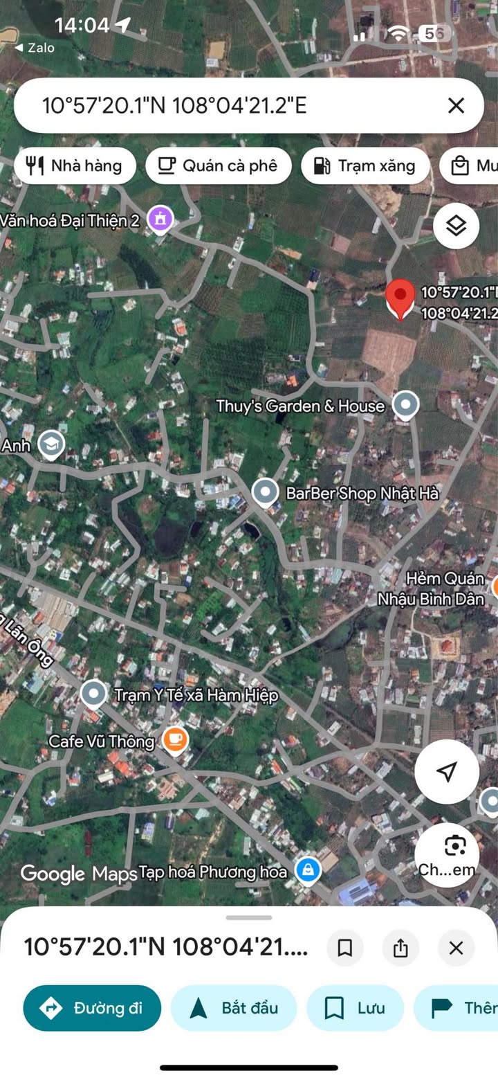 Đất nền thôn Đại Thiện 2, xã Hàm Hiệp, 14,400m² chỉ 4.8 tỷ - Cơ hội đầu tư tuyệt vời!