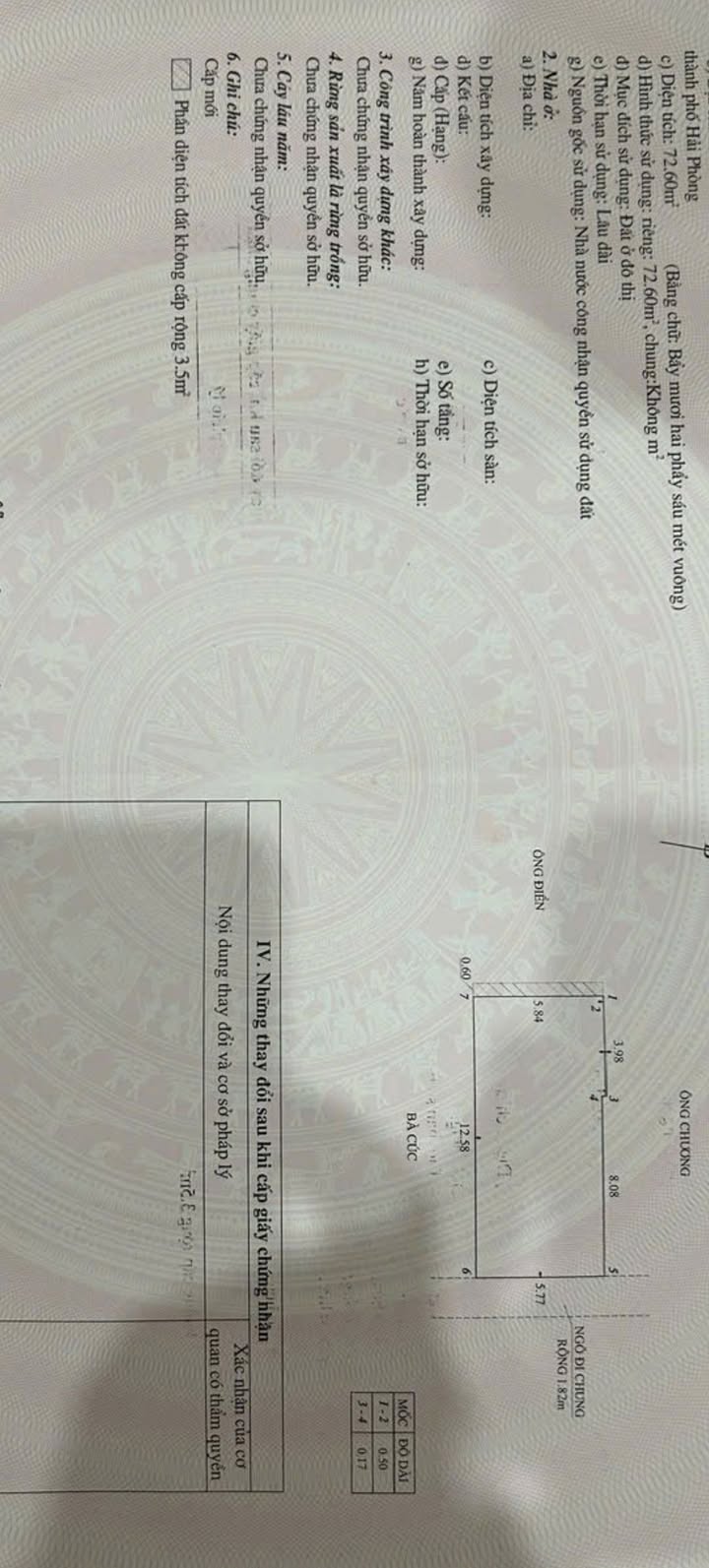 Đất nền 72m² Trần Nguyên Hãn, Hải Phòng - Vị trí trung tâm, giá tốt!