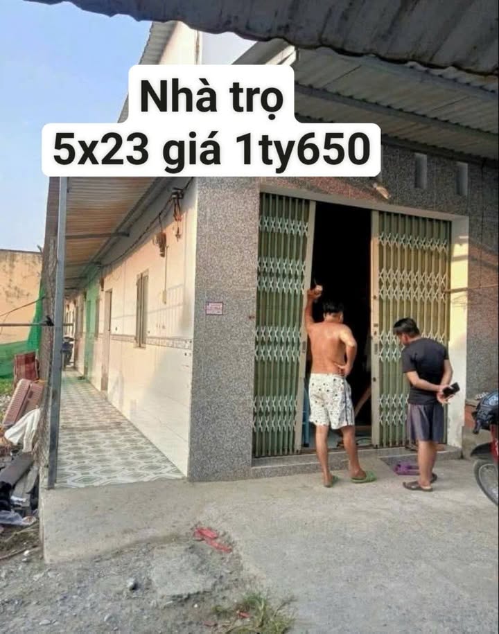 Nhà trọ thu nhập 5 triệu/tháng tại Đức Hòa Hạ - Giá chỉ 1.65 tỷ!