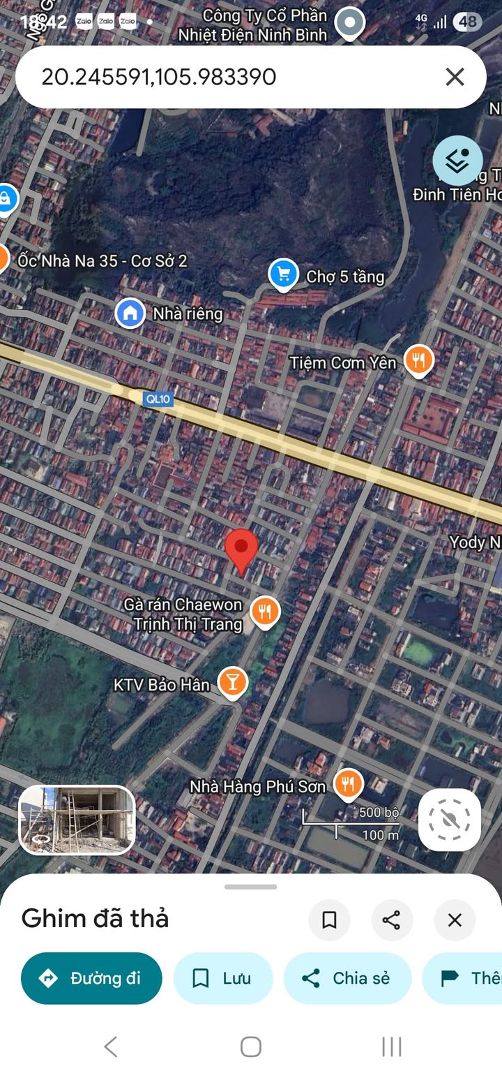 Đất nền phố Phú Sơn, Ninh Bình 100m² giá 4 tỷ - Đầu tư sinh lời cao!