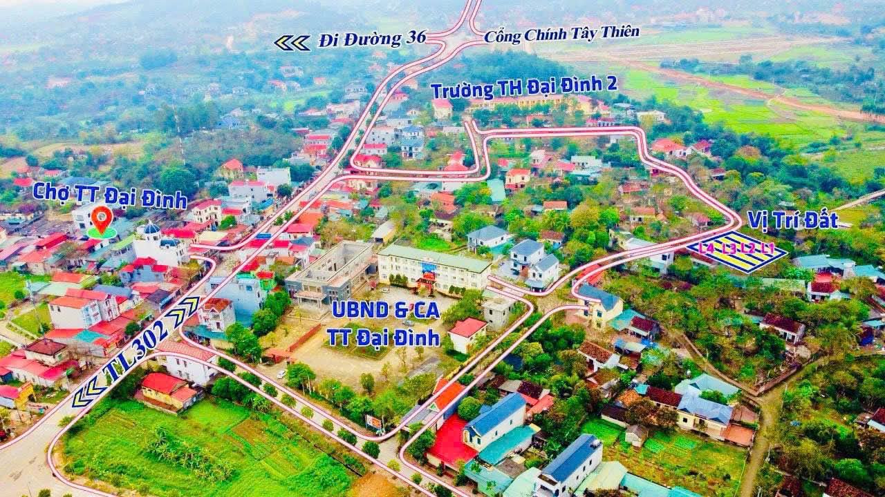 Đất nền TDP Trại Mới, Đại Đình, Tam Đảo 125m² giá 700 triệu - Cơ hội đầu tư vàng!