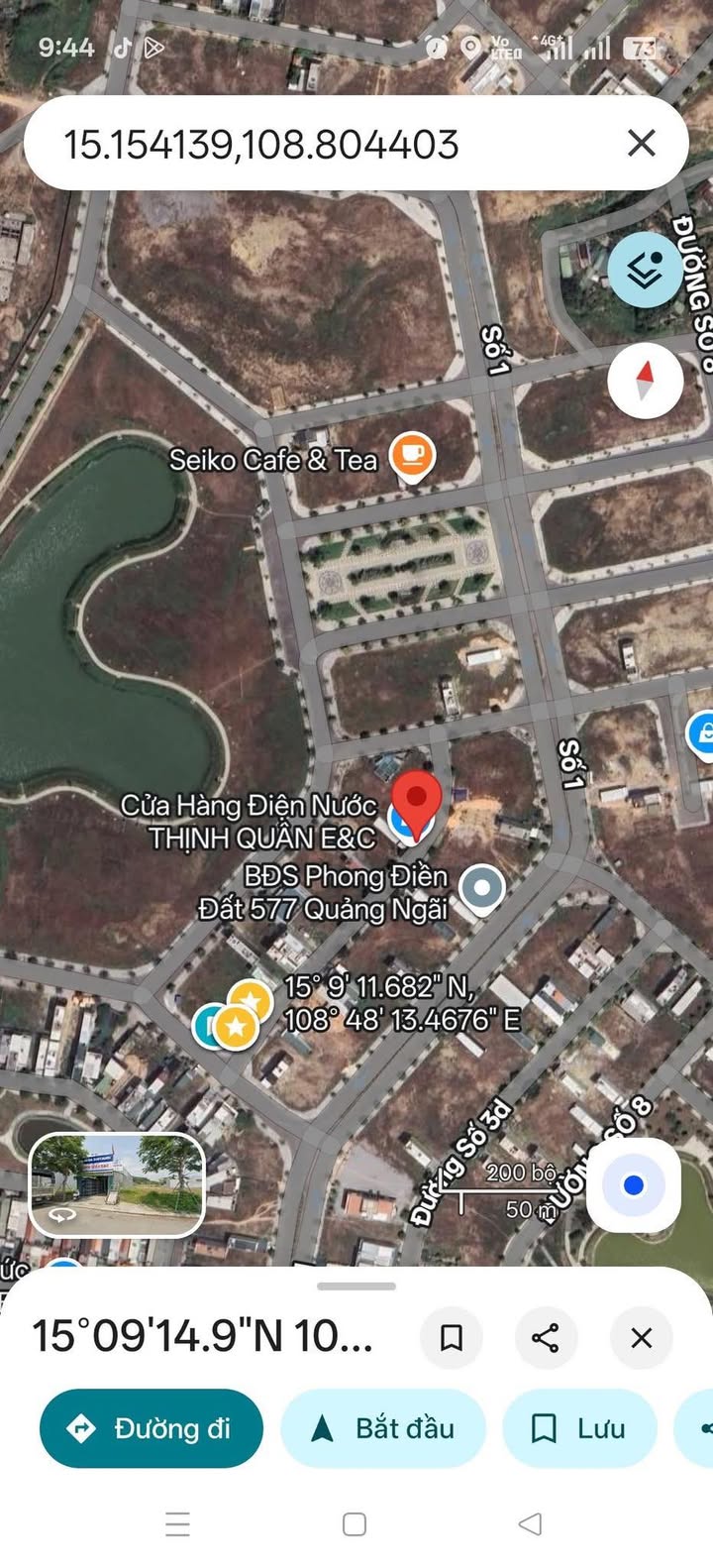 Đất nền KDC Sơn Tịnh, Quảng Ngãi 125m² giá 1.6 tỷ - Đối lưng hồ lớn, vị trí trung tâm