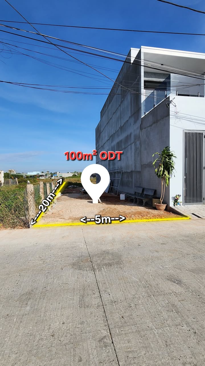 Đất thổ cư phường Hàm Thắng 100m² giá 1.25 tỷ - Sổ đỏ chính chủ!