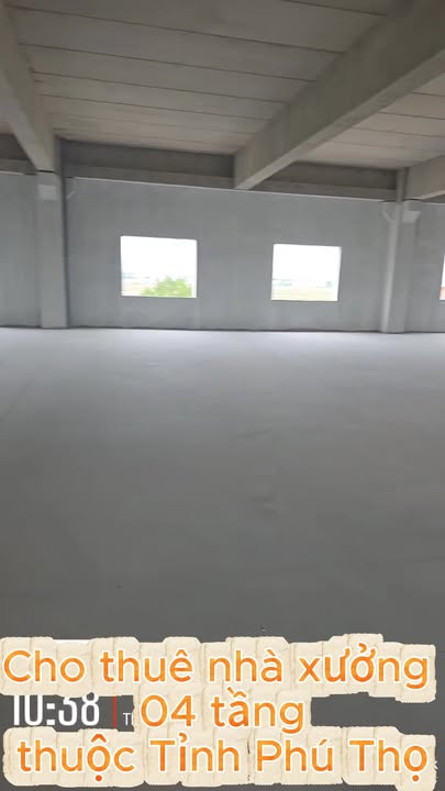 Nhà xưởng 4 tầng Phú Thọ 8.000m² giá 140 triệu - Cho thuê ngay!