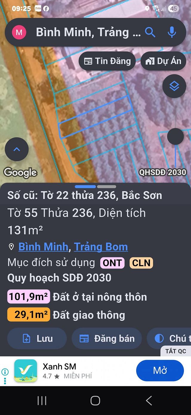 Đất nền Trại Gà, Trảng Bom 125m² giá 1.1 tỷ - Sổ đỏ chính chủ!
